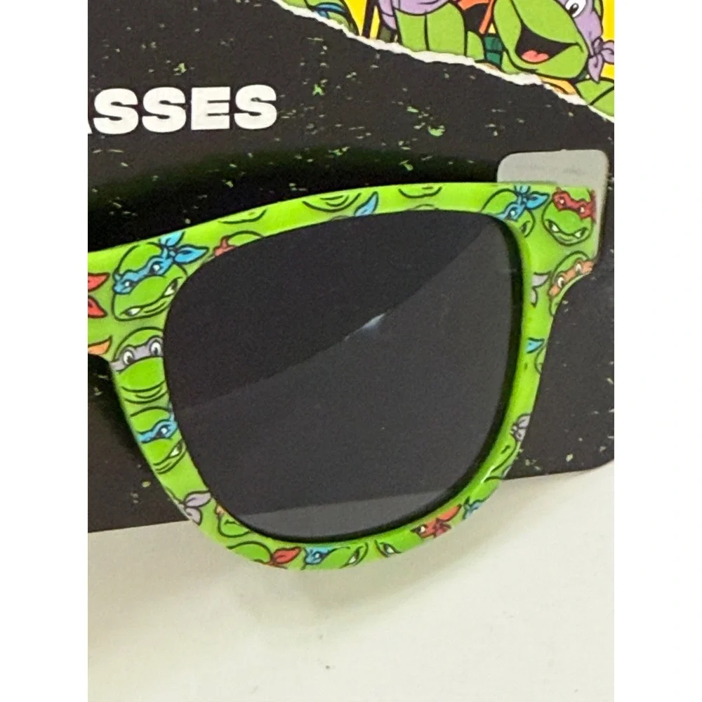 Nickelodeon Teenage Mutant Ninja Turtles TMNT Green Wayfarer Sunglasses New